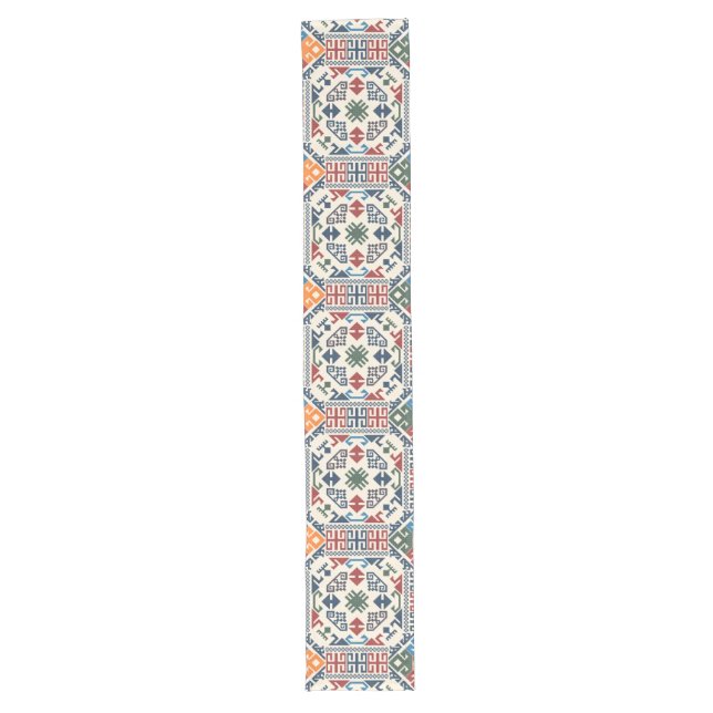 Chemin De Table Long Palestine traditionnelle Broderie tatreez boho (Devant)