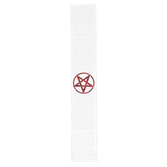 Chemin De Table Long Pentagram Red Devil (Devant)
