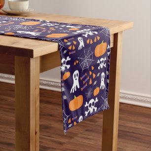 Chemin De Table Long Personnages amusants et effrayants d'Halloween