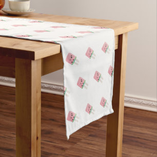 Chemin De Table Long Pop de crème glacée Watermelon
