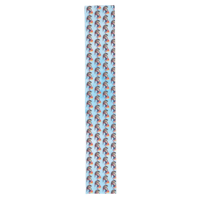 Chemin de table long pour chien (Devant)