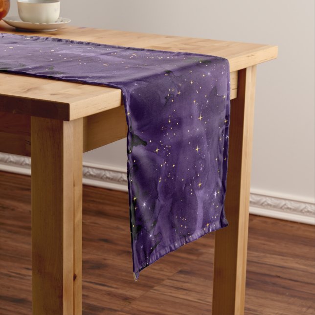 Chemin De Table Long Purple Galaxy Series Design 8 (In Situ)