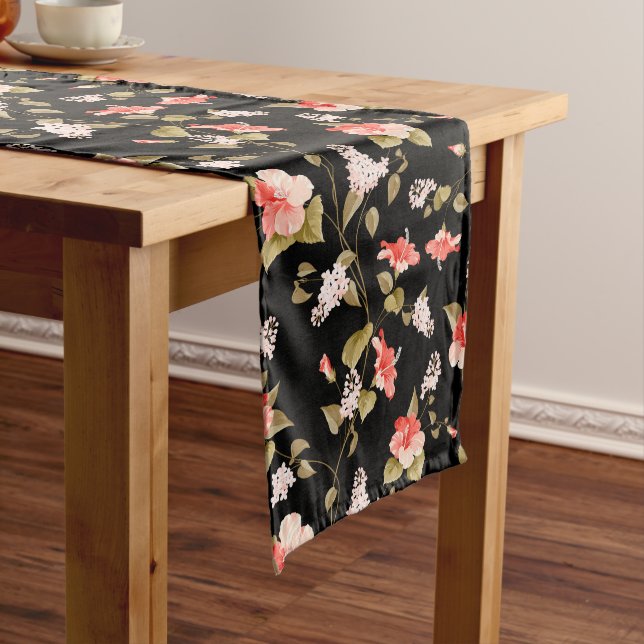 Chemin De Table Long rose (In Situ)