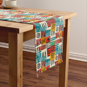 Chemin De Table Long Runner de table Patchwork Africain
