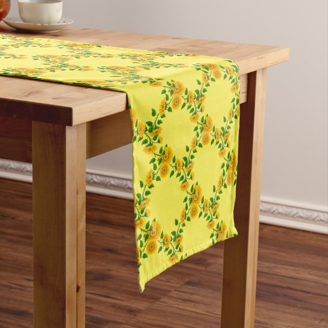 Chemin De Table Long Runner-Sunflower Table Runner (In Situ)