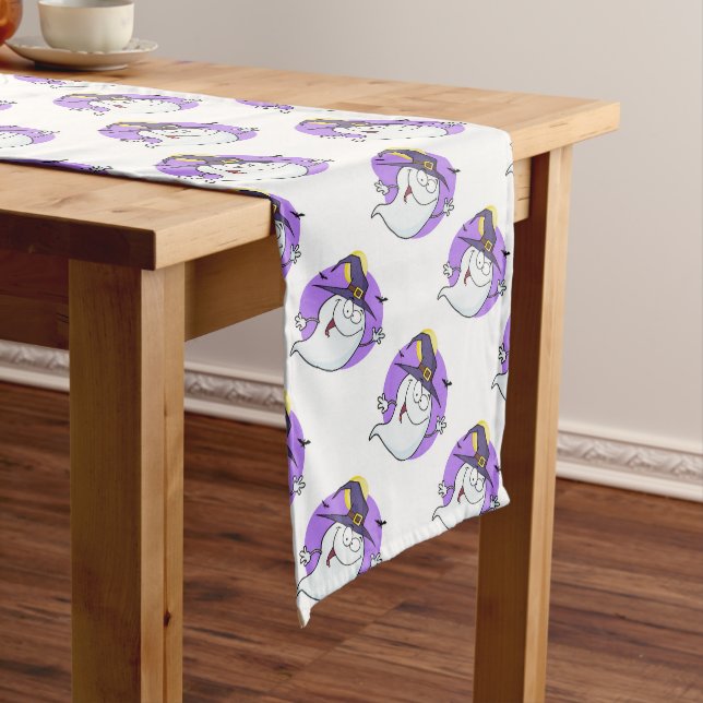 Chemin De Table Long Runner table Halloween 14" X 72"/Fantôme (In Situ)