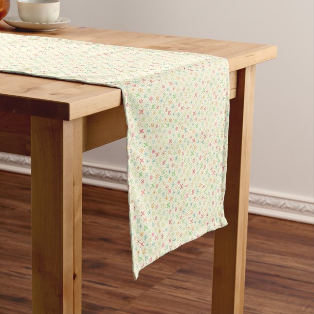 Chemin De Table Long Runner table Stars Retro (In Situ)