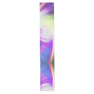 Chemin De Table Long SPIRALFLUO - Psychédélique colorée moderne fractal