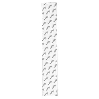 Chemin De Table Long Squelette de poisson
