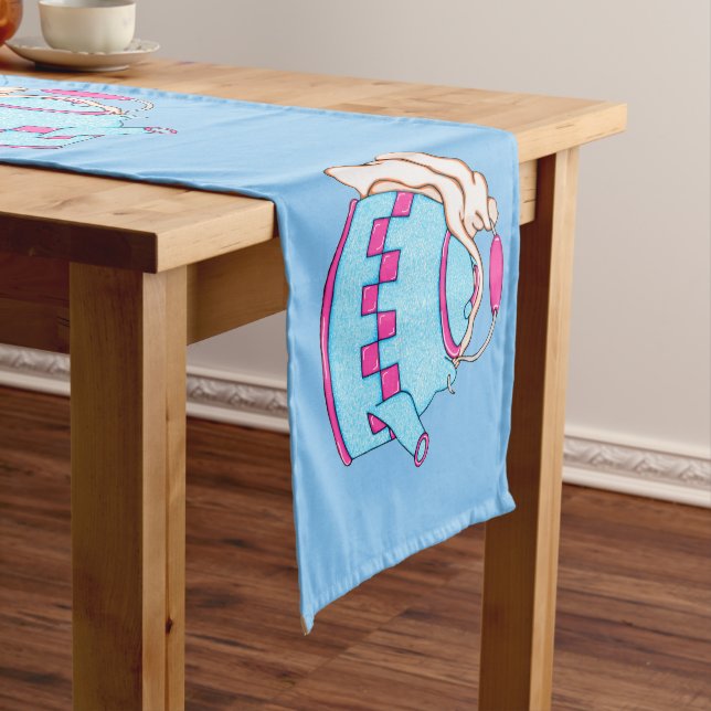 Chemin De Table Long Tapis de table Théière de campagne 3 (In Situ)