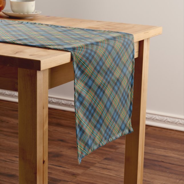 Chemin De Table Long Tartan ancien du clan MacLellan (In Situ)