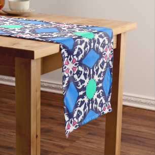 Chemin De Table Long Tissu à motif bouledogue clair noir blanc pour che