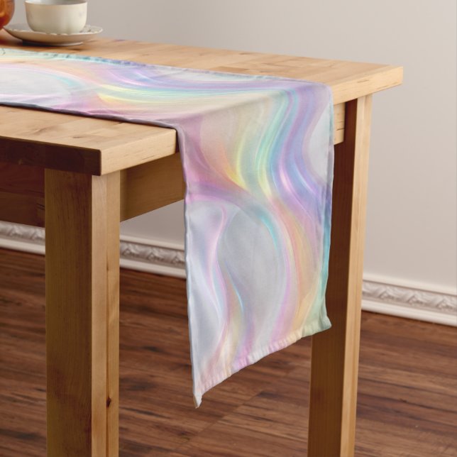 Chemin De Table Long Vagues de Lumière (In Situ)