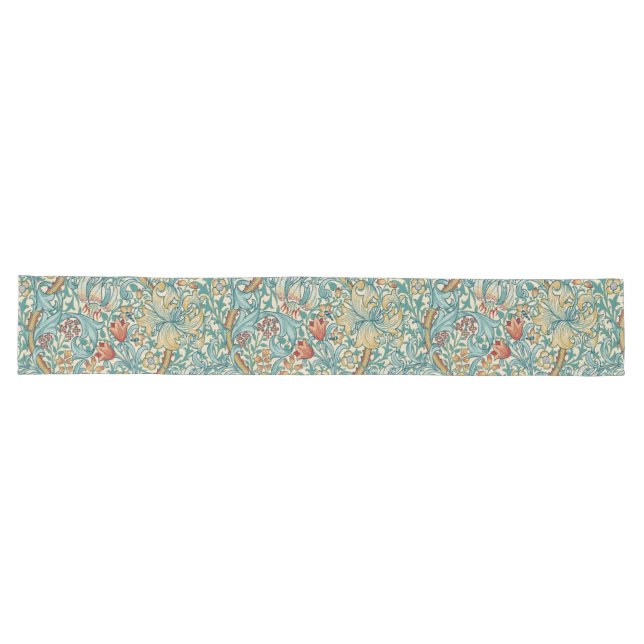 Chemin De Table Long William Morris "Lily dorée" 3 (Horizontal)