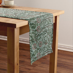 Chemin De Table Long William Morris Vintage Briar Rose Foliage