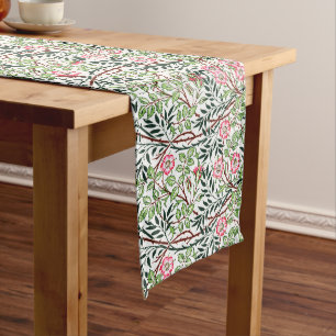 Chemin De Table Long William Morris Vintage Briar Rose Foliage