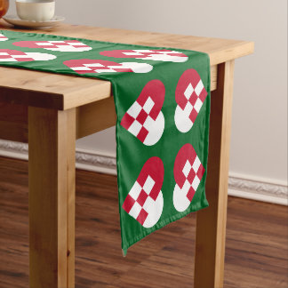 Chemin De Table Long Yule Heart