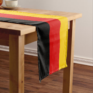 Chemin De Table Moyen Allemagne Drapeau Couleurs Noir Rouge Or National 