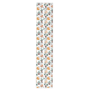 Chemin De Table Moyen Art de trait dessin chats et fleurs