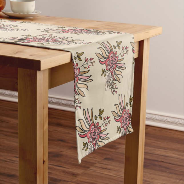 Chemin De Table Moyen Bouquet floral II (In Situ)