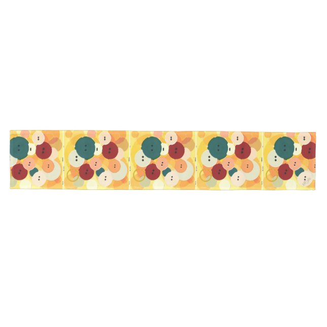 Chemin De Table Moyen Boutons de coupe (Horizontal)