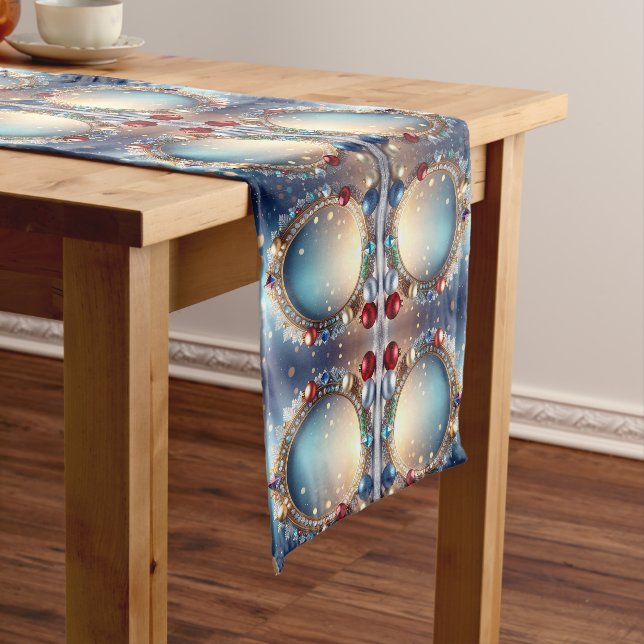 Chemin De Table Moyen Cadeau de Noël Cadeau de vacances Coureur de table (In Situ)