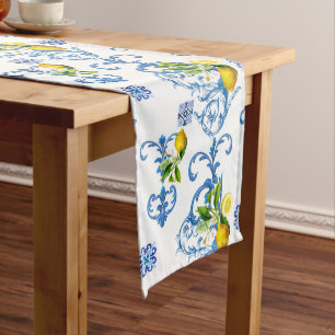 Chemin De Table Moyen Carrelage méditerranéen, majolica, style sicilien 