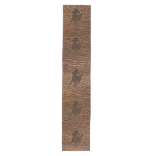 Chemin De Table Moyen Cheval simili cuir