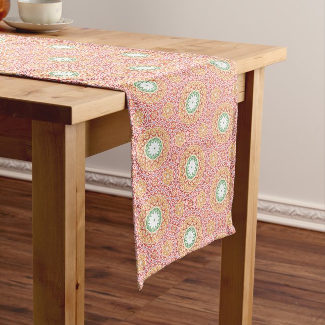 Chemin De Table Moyen Citrus Blossom Tile Pattern (In Situ)