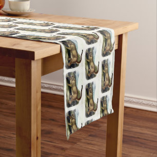 Chemin De Table Moyen Cougar ou Puma, Panther, Lion de montagne, Montagn