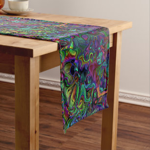 Chemin De Table Moyen Couleur du cerveau Courte Table Runner
