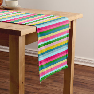 Chemin De Table Moyen Coureur de table 14" X 72", Carlson Stripes, Sprin