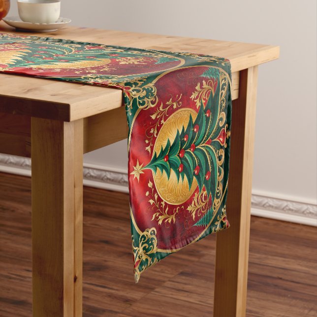 Chemin De Table Moyen Coureur de table de Noël Tree (In Situ)