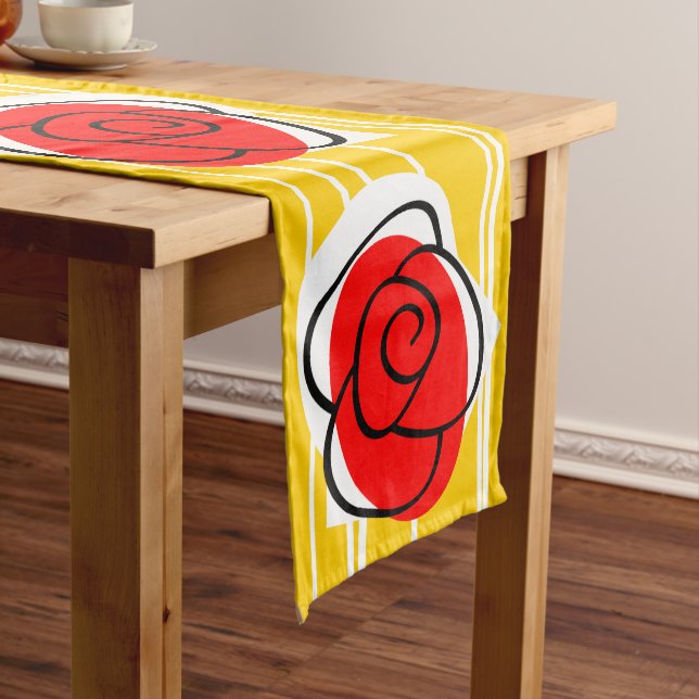 Chemin De Table Moyen Coureur de table Rose espagnol 16 x 90 (In Situ)