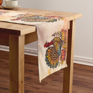Chemin De Table Moyen Coureur de table Thanksgiving traditionnel