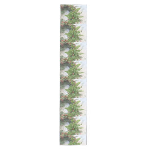 Chemin De Table Moyen Couronne de Noël avec fougères