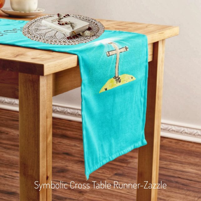 Chemin De Table Moyen Croix symbolique (Créateur téléchargé)