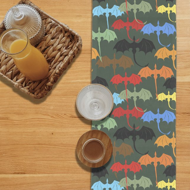 Chemin De Table Moyen Dragons Vol Fantastique (Créateur téléchargé)