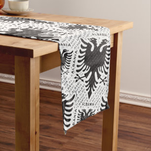 Chemin De Table Moyen drapeau albanais 3