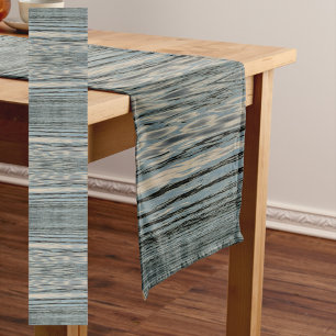 Chemin De Table Moyen Eau du lac Rippling Bleu et beige