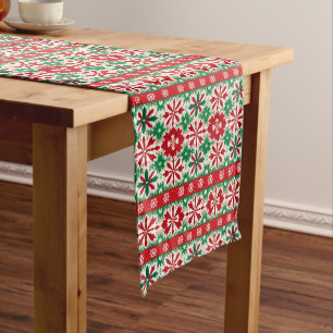 Chemin De Table Moyen Édition de Noël 2 de Fair Isle scandinave