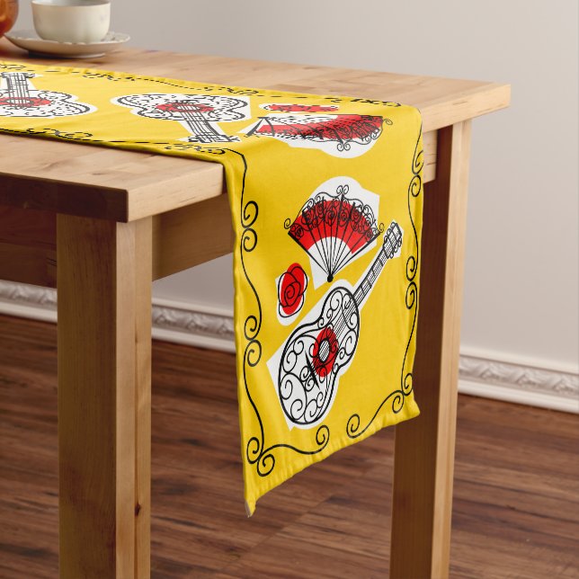Chemin De Table Moyen Espagnol Souvenirs Border table runner 16 X 90 (In Situ)
