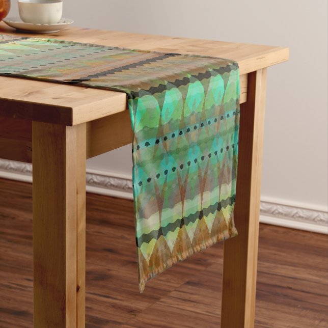 Chemin De Table Moyen été turquoise (In Situ)