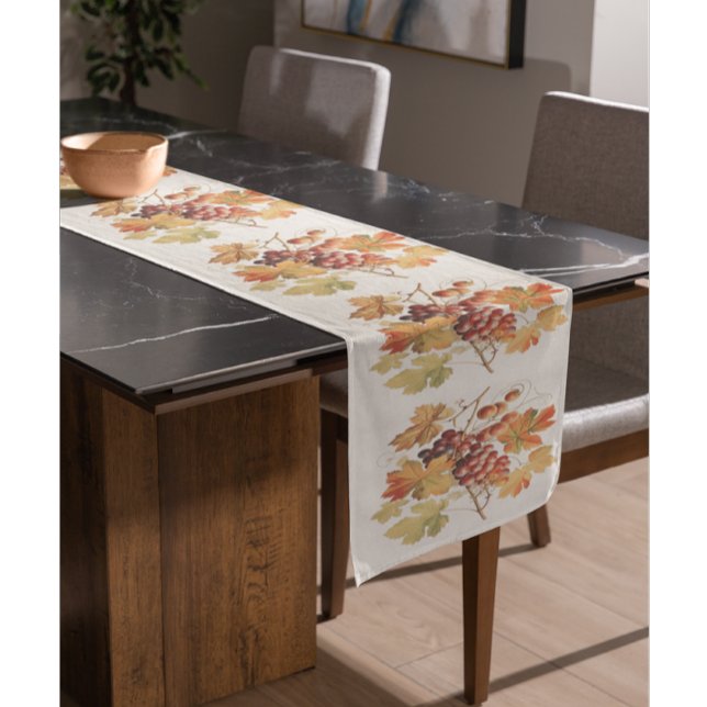Chemin De Table Moyen Feuilles d'automne confortables Grappes Motif de l (Créateur téléchargé)