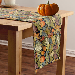 Chemin De Table Moyen Feuilles de citrouilles d'automne de William Morri
