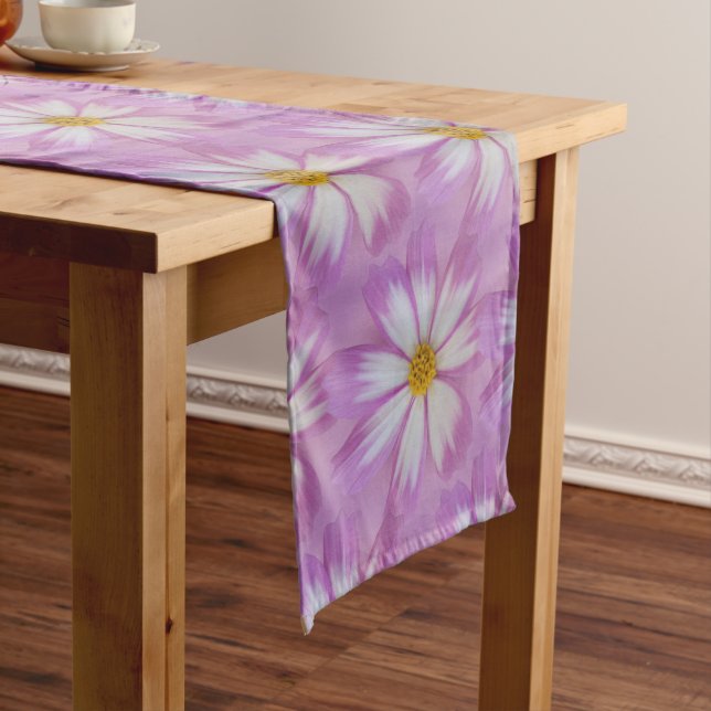 Chemin De Table Moyen Fleur violette claire (In Situ)