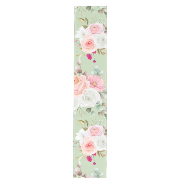 Chemin De Table Moyen floral tendance (Devant)