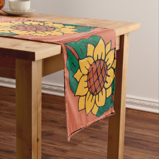 Chemin De Table Moyen Formes Abstraites, style Matisse, ajouter du texte
