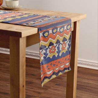 Chemin De Table Moyen Formes Abstraites, style Matisse, ajouter du texte