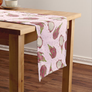 Chemin De Table Moyen Fruit de dragon Rose Décoration de cuisine tropica
